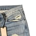 3X1 Fringe Hem Crop Straight Leg Jeans Distressed Mid -Rise Cotton 31 Women NWT
