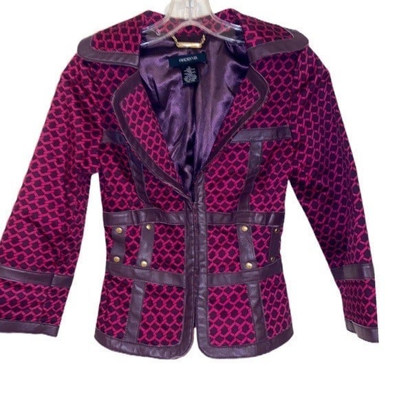 Pink/Purple Leather Jacket​