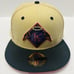 New Era Los Angeles Angels 35 Years Patch 59FIFTY Fitted Hat Cap Gold Sz 7 3/8