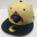New Era Los Angeles Angels 35 Years Patch 59FIFTY Fitted Hat Cap Gold Sz 7 3/8