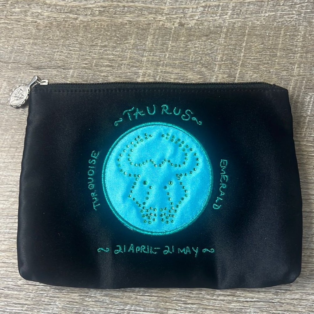 Lulu Guinness Taurus Zodiac Cosmetic Bag