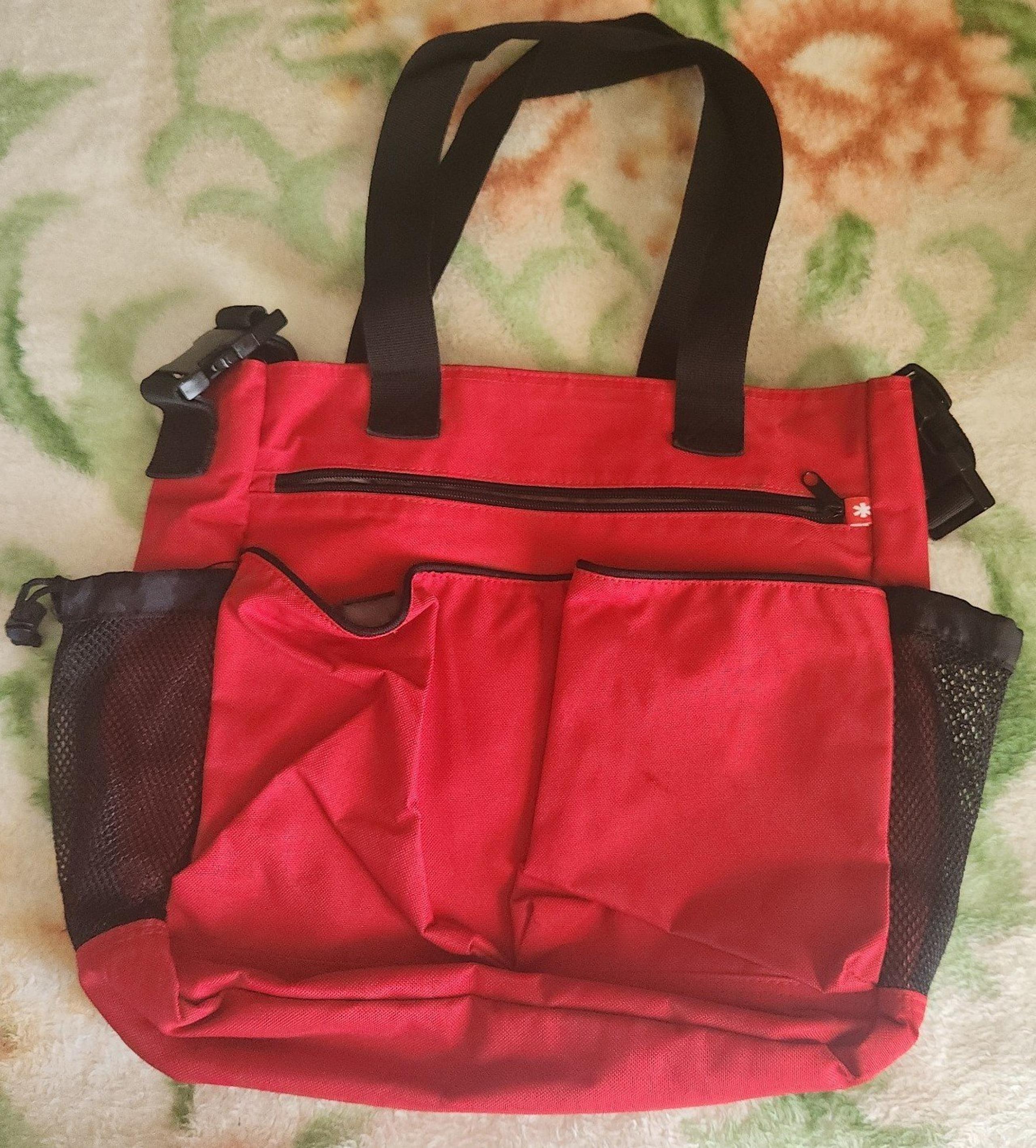 Red Skip Hop Diaper Bag