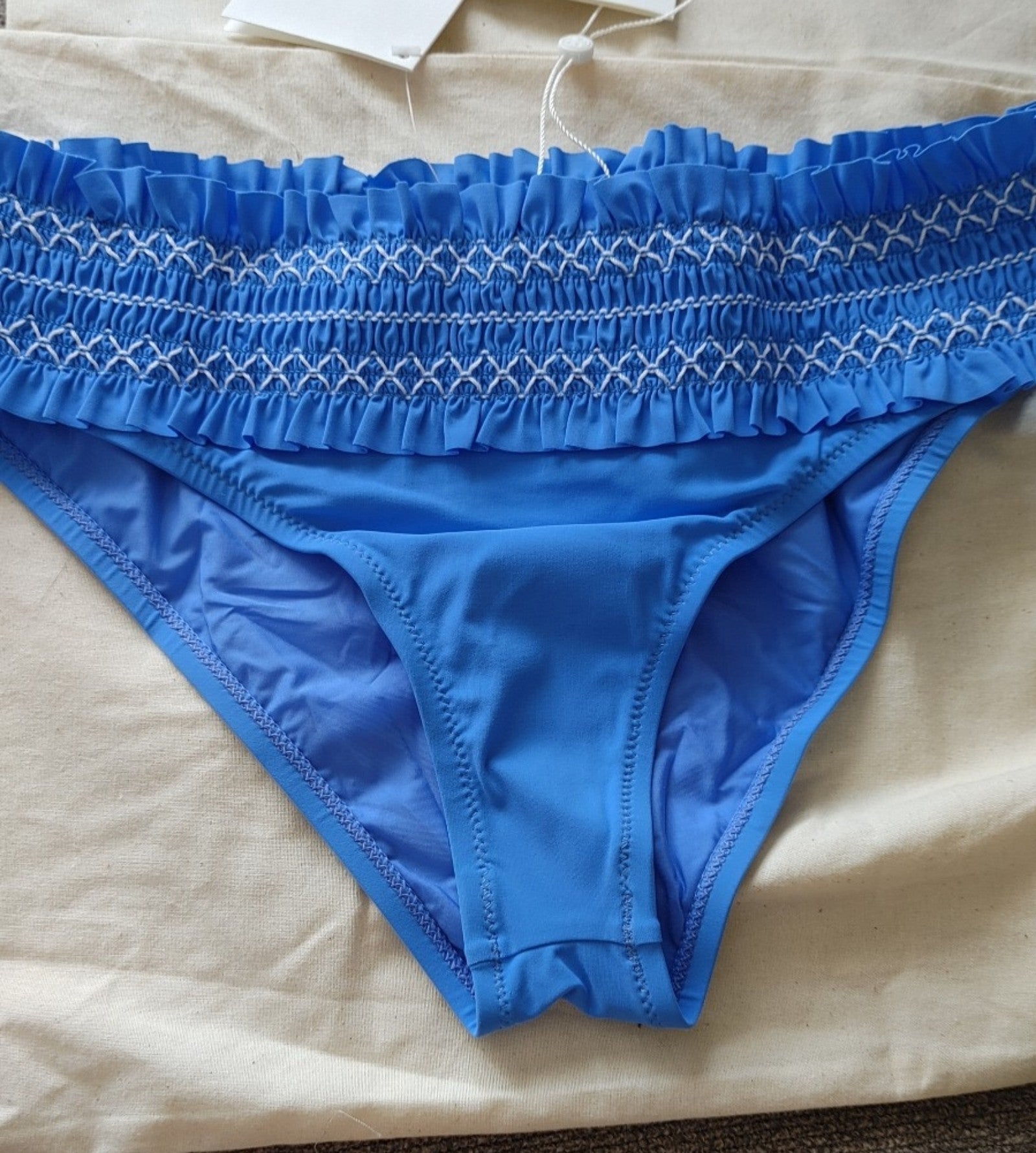 Tory Burch Costa Hipster Bikini Bottoms Size XL