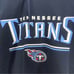 NFL Tennessee Titans team logo navy pullover hoodie size medium NWT