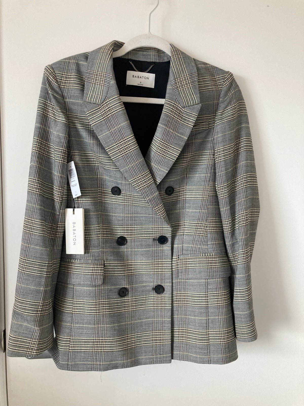 Aritzia Babaton Samuel Check Blazer