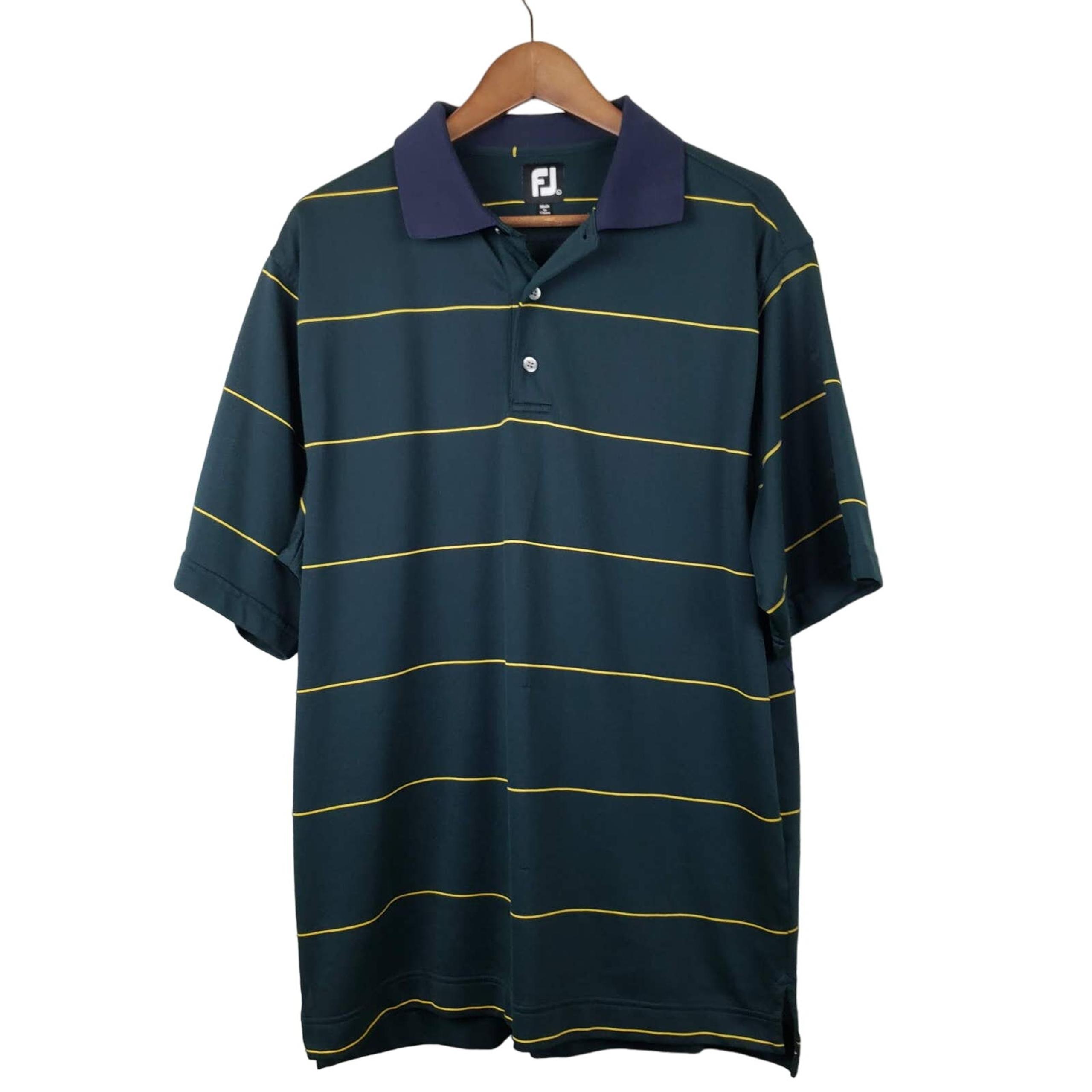 Footjoy Striped Golf Polo - L