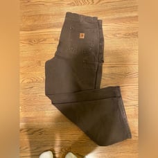 VINTAGE Carhartt BAGGY brown pants. Streetwear vintage. Size 40x30. Fits like 36