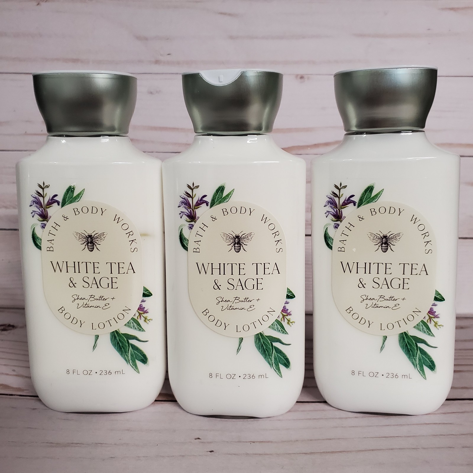 Bath and Body Works WHITE TEA & SAGE Body Lotions