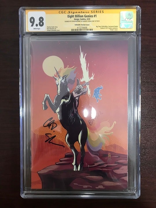 Eight Billion Genies #1 CGC 9.8 Schmalke Cover