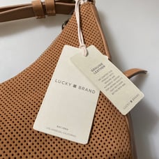 Lucky Brand Ebon Perforated Shoulder Bag NEW