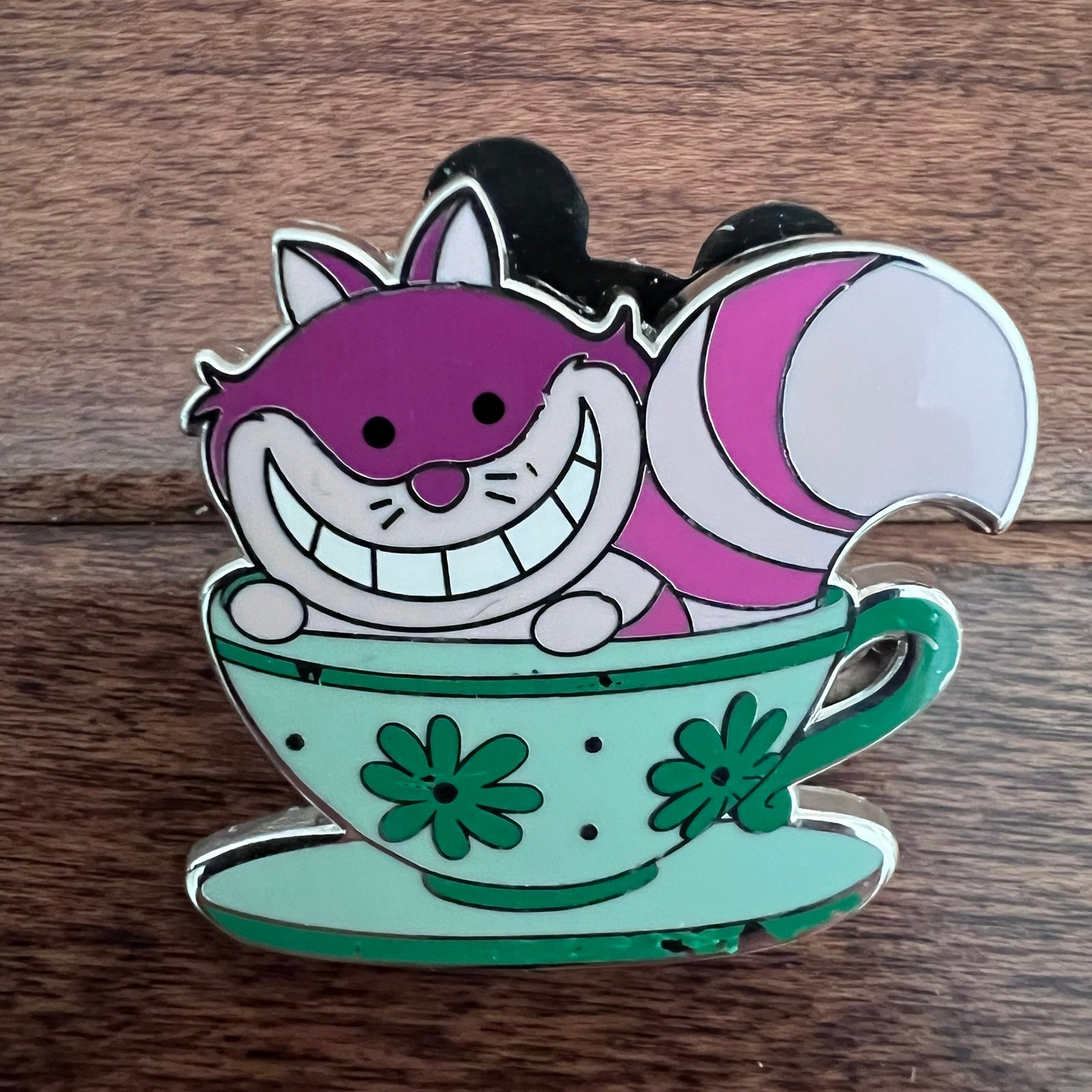 Disneyland Cheshire Cat in Teacup It's a Small Fantasyland Mystery Pin