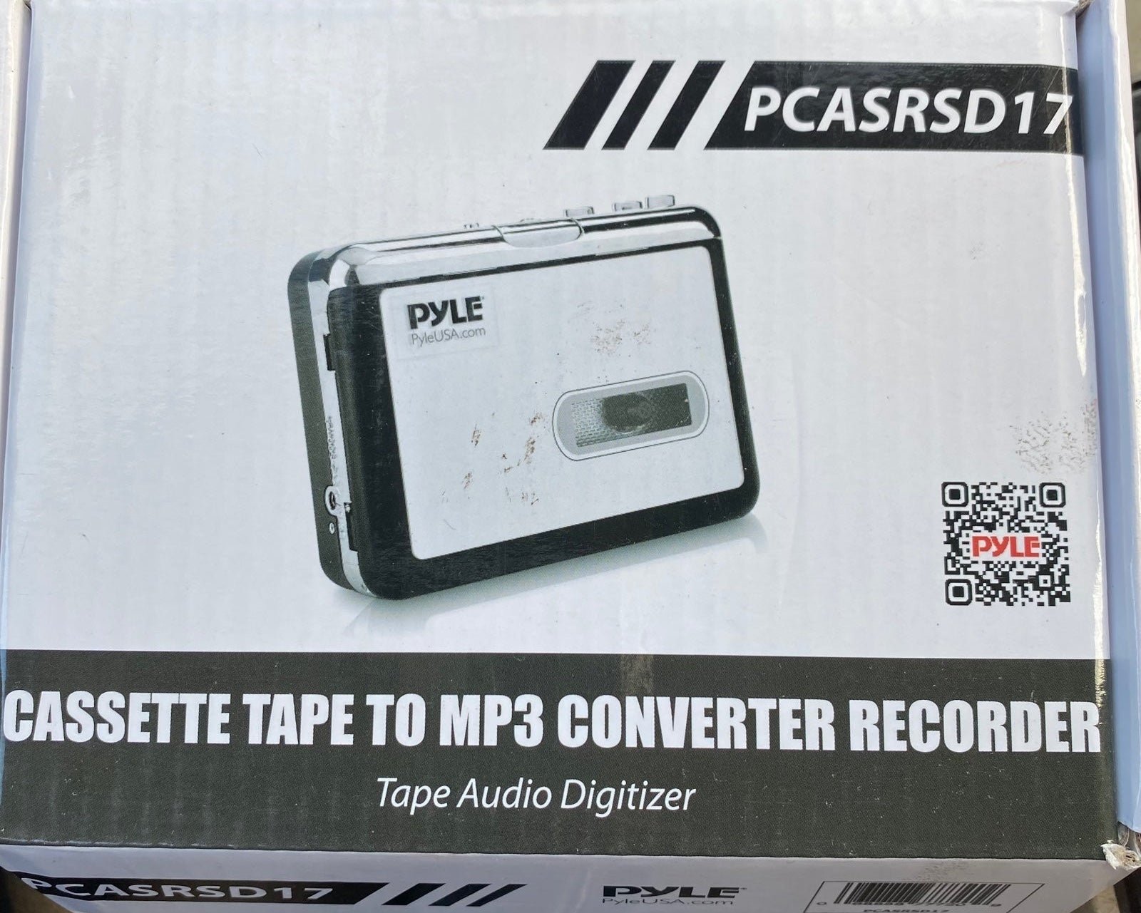 Pyle Cassette Tape MP3 Converter Audio Digitizer Recorder NEW