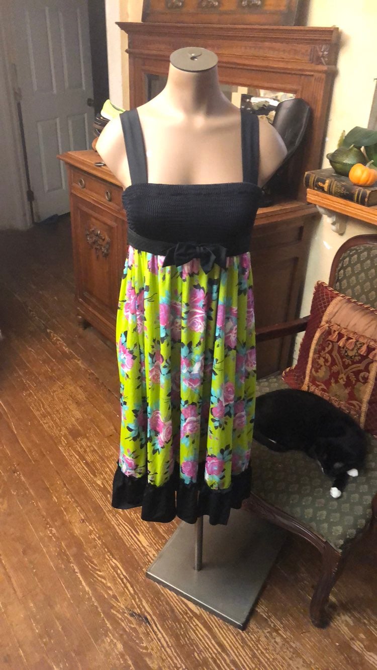 Vintage Betsey Johnson Swim Cover up Dress
