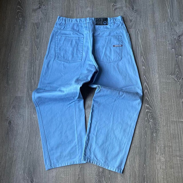 *RARE* Vintage Y2K Baby Blue SouthPole Baggy Wide Leg Jeans