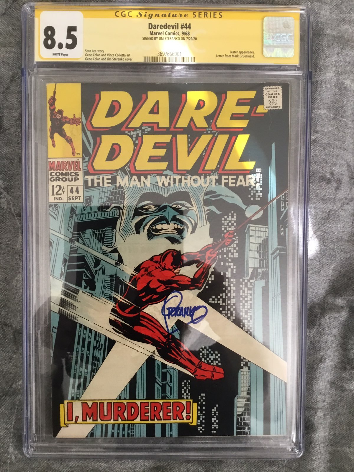 Daredevil #44 CGC SS 8.5 Jim Steranko