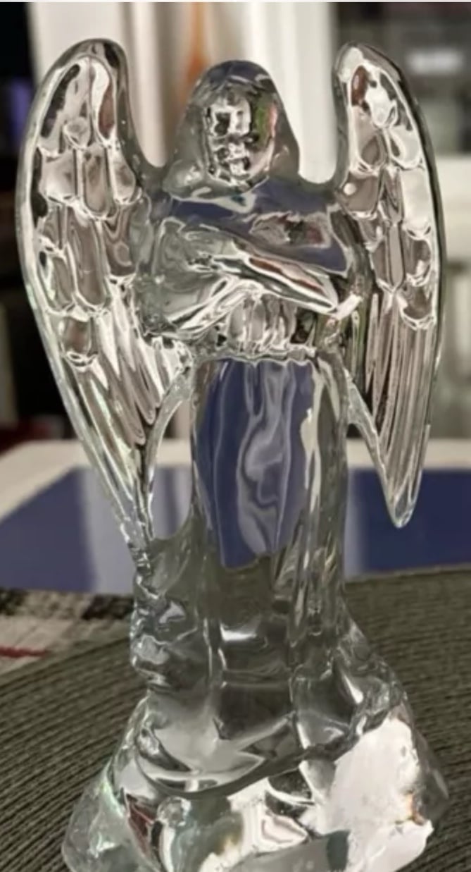 Vintage Waterford Crystal celestial Angel of Grace 6”