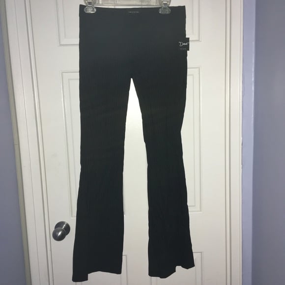 The Limited Drew Fit black pinstripe pants, size 0