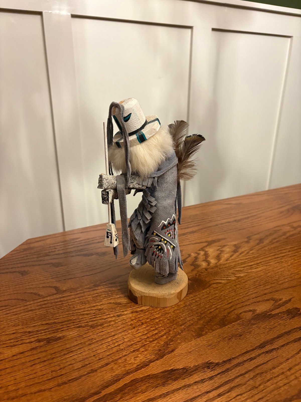 Native Americans Kokopelli Doll. Hand Made (FLAWS)