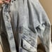 Gitano Vintage Denim Jacket with Colorful Lining