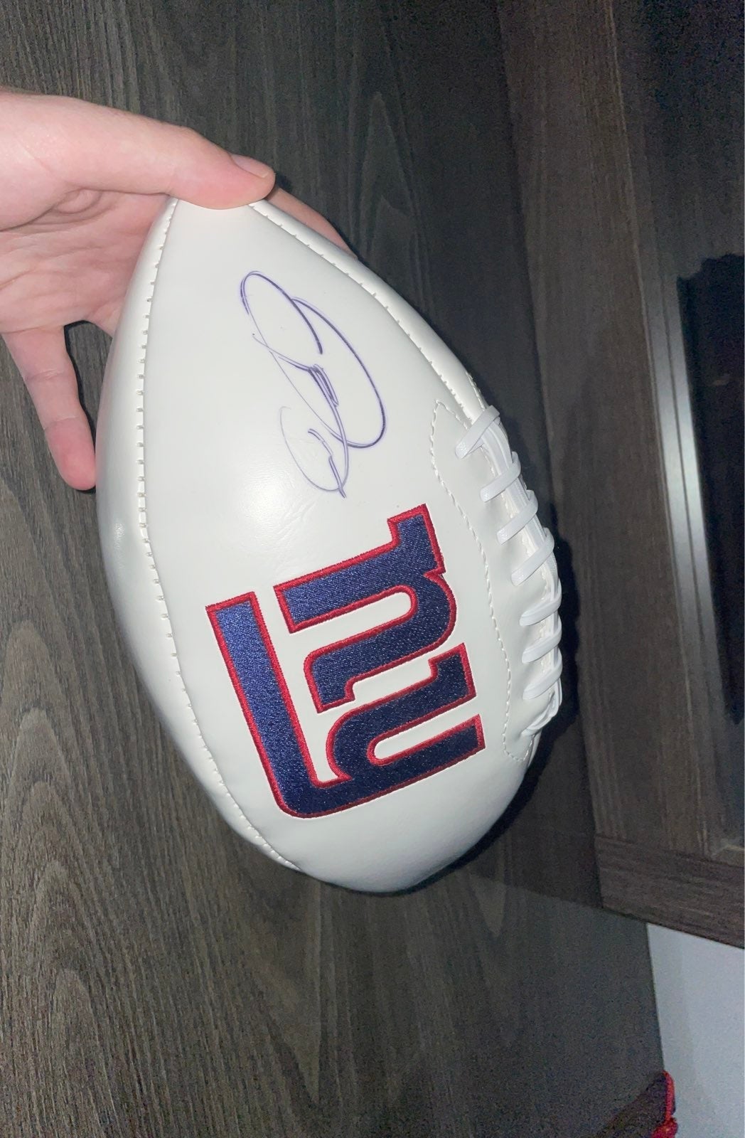 Odell Beckham Jr signed football