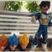 Dragon Ball Vegeta action figure 47cm（combo with 4 head to change）+ one scouter