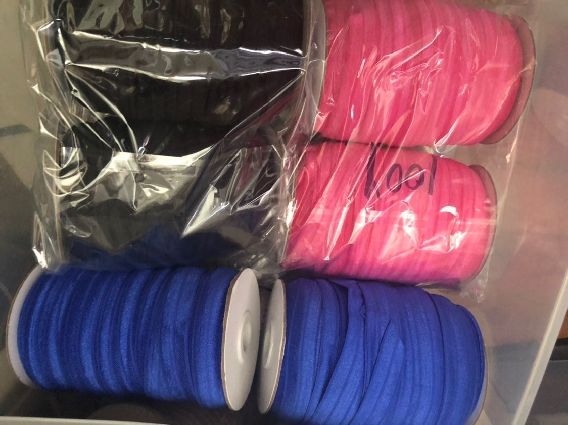 50yard spool of fold over elastic