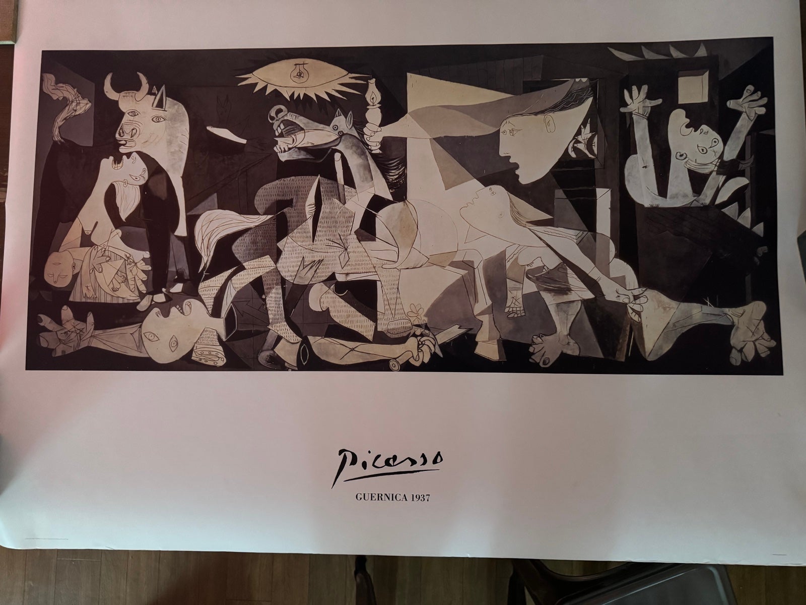 Picasso lithographed “Geurnica 1937”