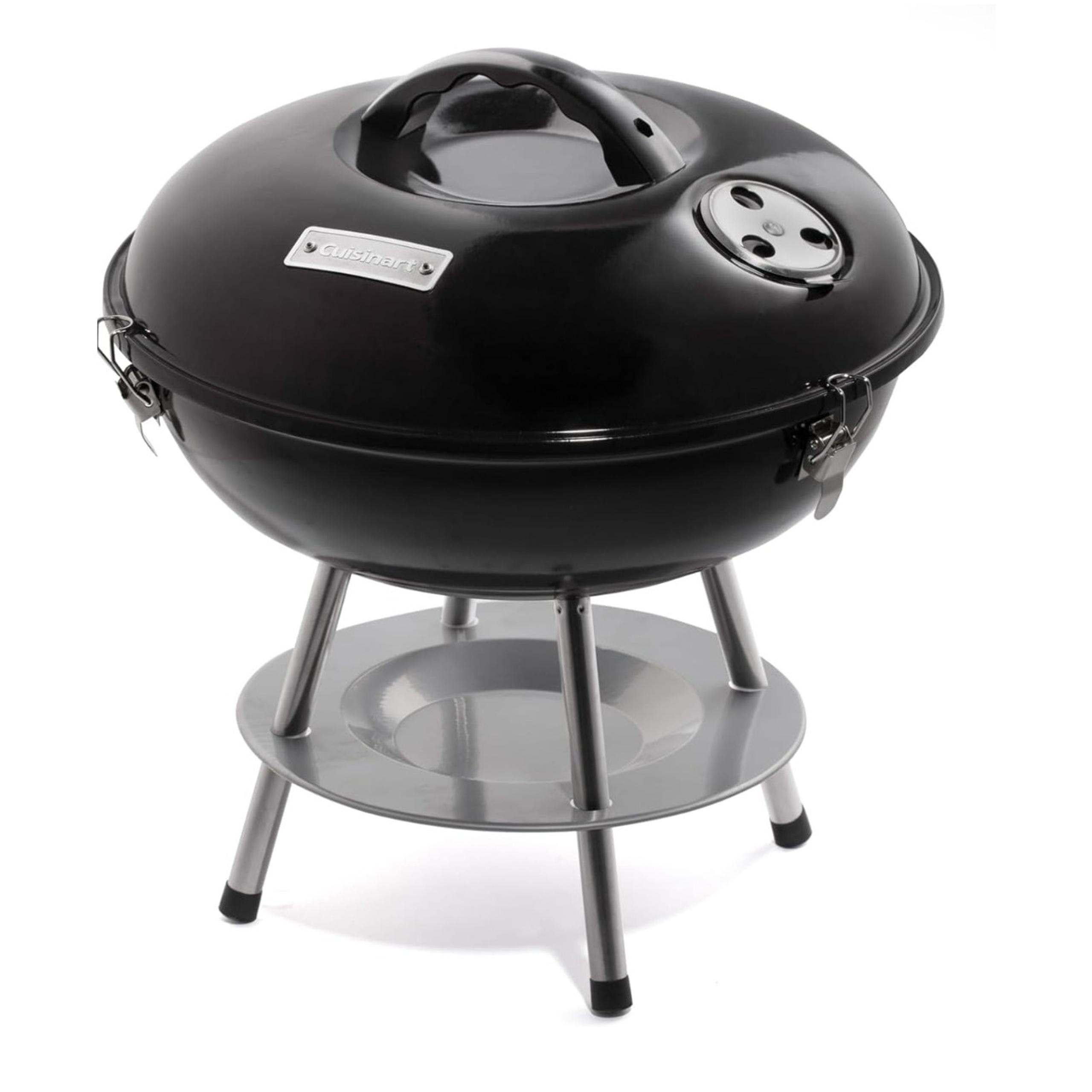Cuisinart CCG-190 Portable Charcoal Grill, 14-Inch, Black