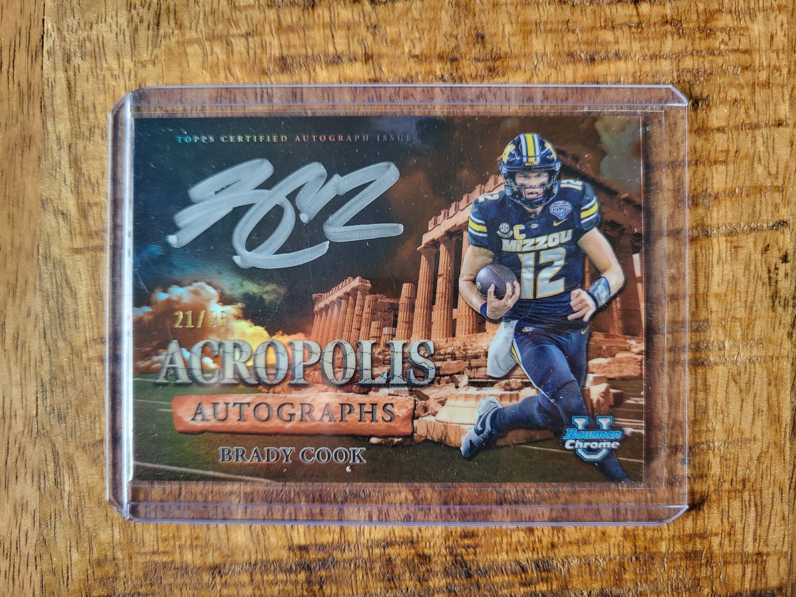 2024 Topps Bowman Chrome #AA-BC Acropolis Brady Cook Auto /25