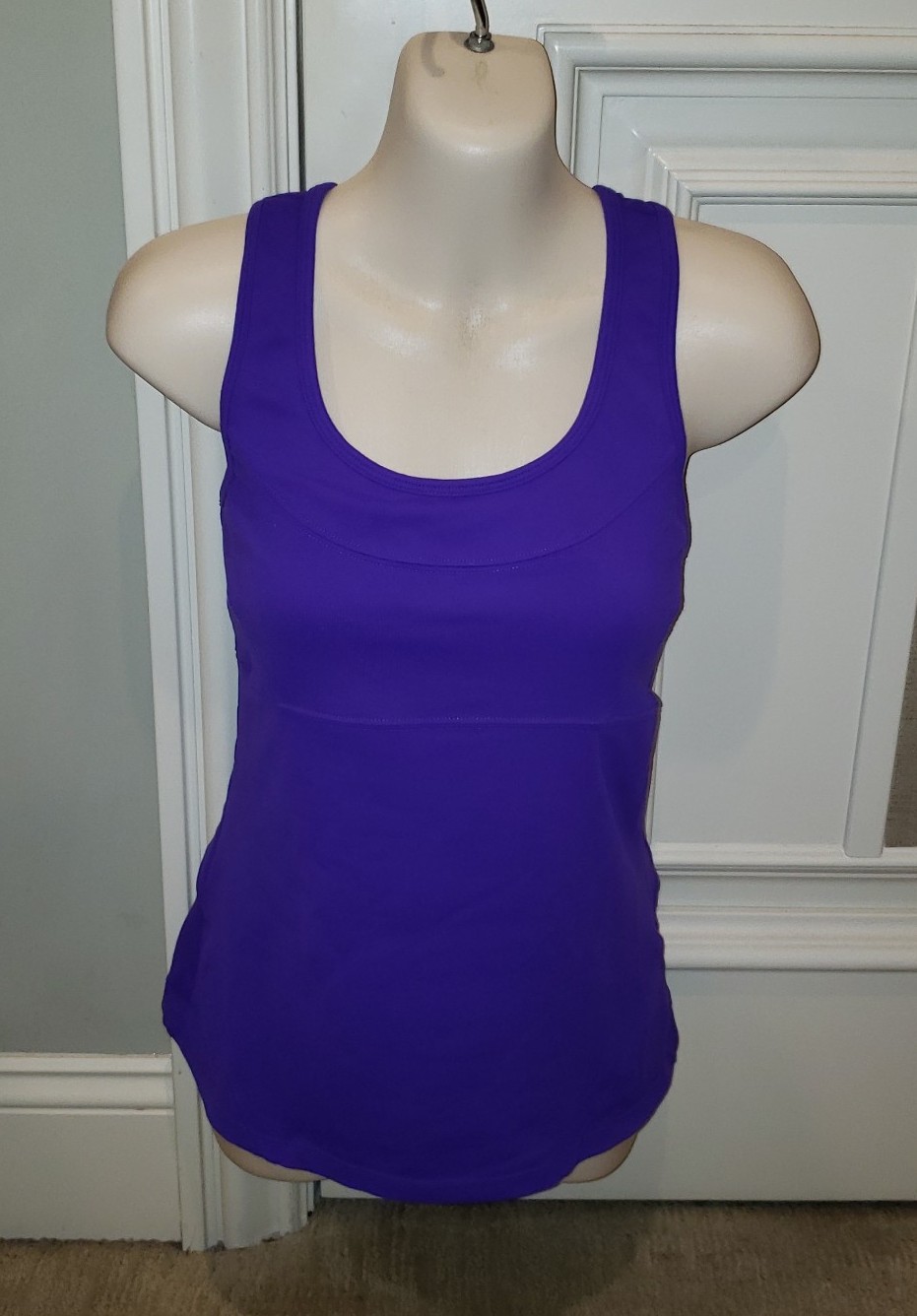 ATHLETA Women's Purple Racerback Athletic Training Running Tanktop size M