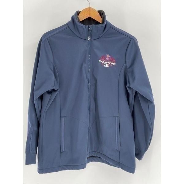 Antigua Boston Red Sox Jacket World Series 2018 Women 2XL Blue Fleece Lined