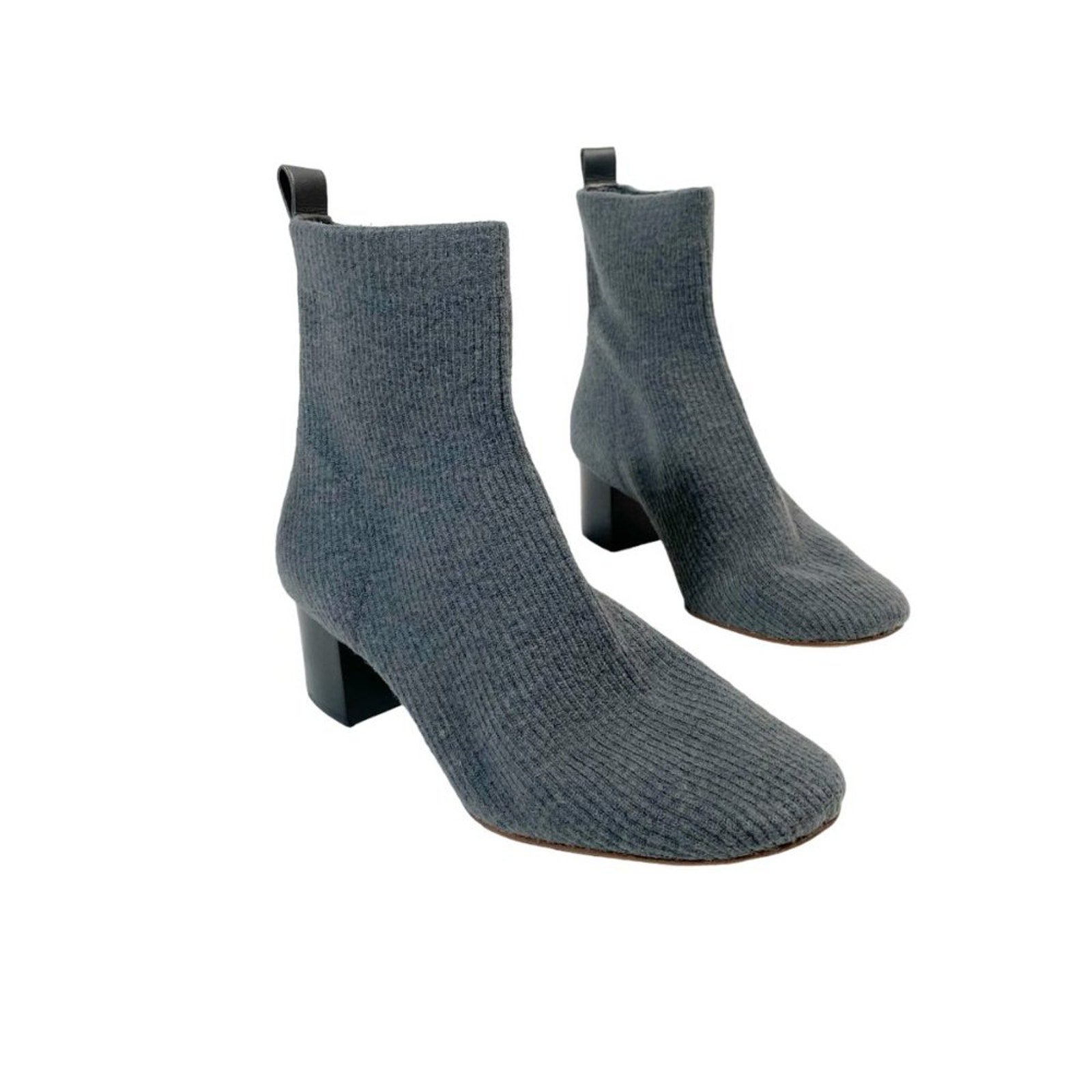 EVERLANE The Day Glove Wool Pull On Sock Boot in Grey Size 11