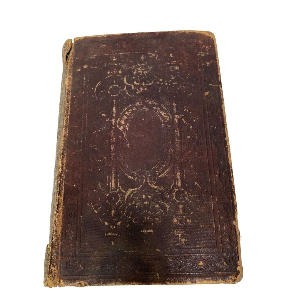 Antique The Patriarchs And Prophets Christ And The Apostles 1874 Leather Bound