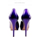 Prada Peep-Toe Patent Leather Purple Pump Sz 36.5 (US 6)