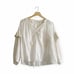 Ulla Johnson Nila Blouse in Natural, Size 2, New with tag