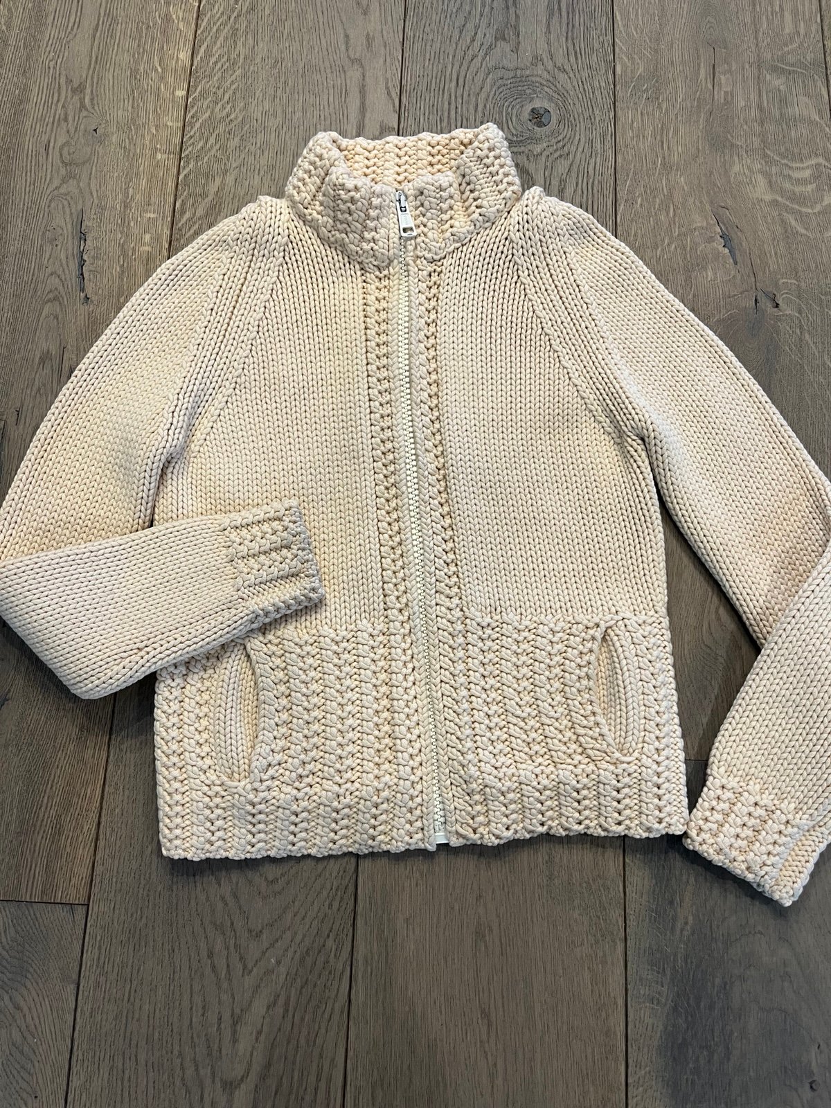 Manrico heavy knit cashmere jacket S