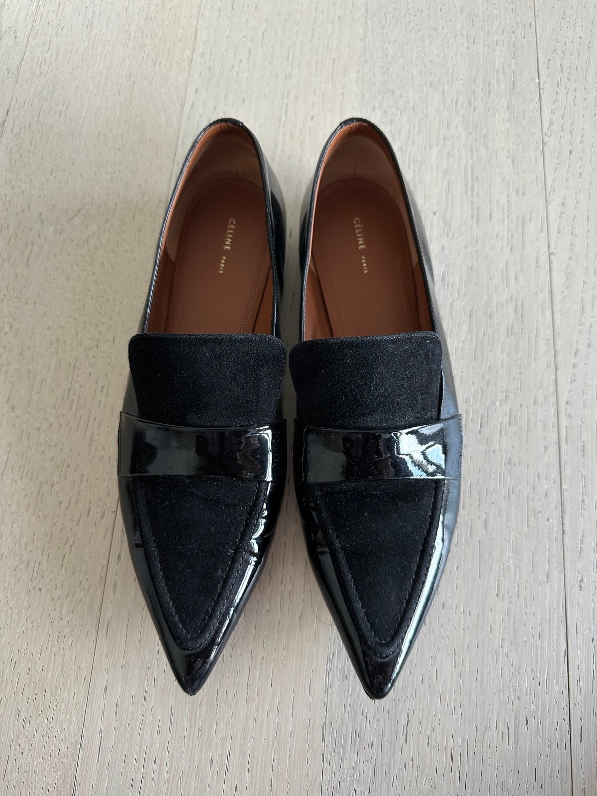 Celine Pointy Loafer Calfskin & Suede