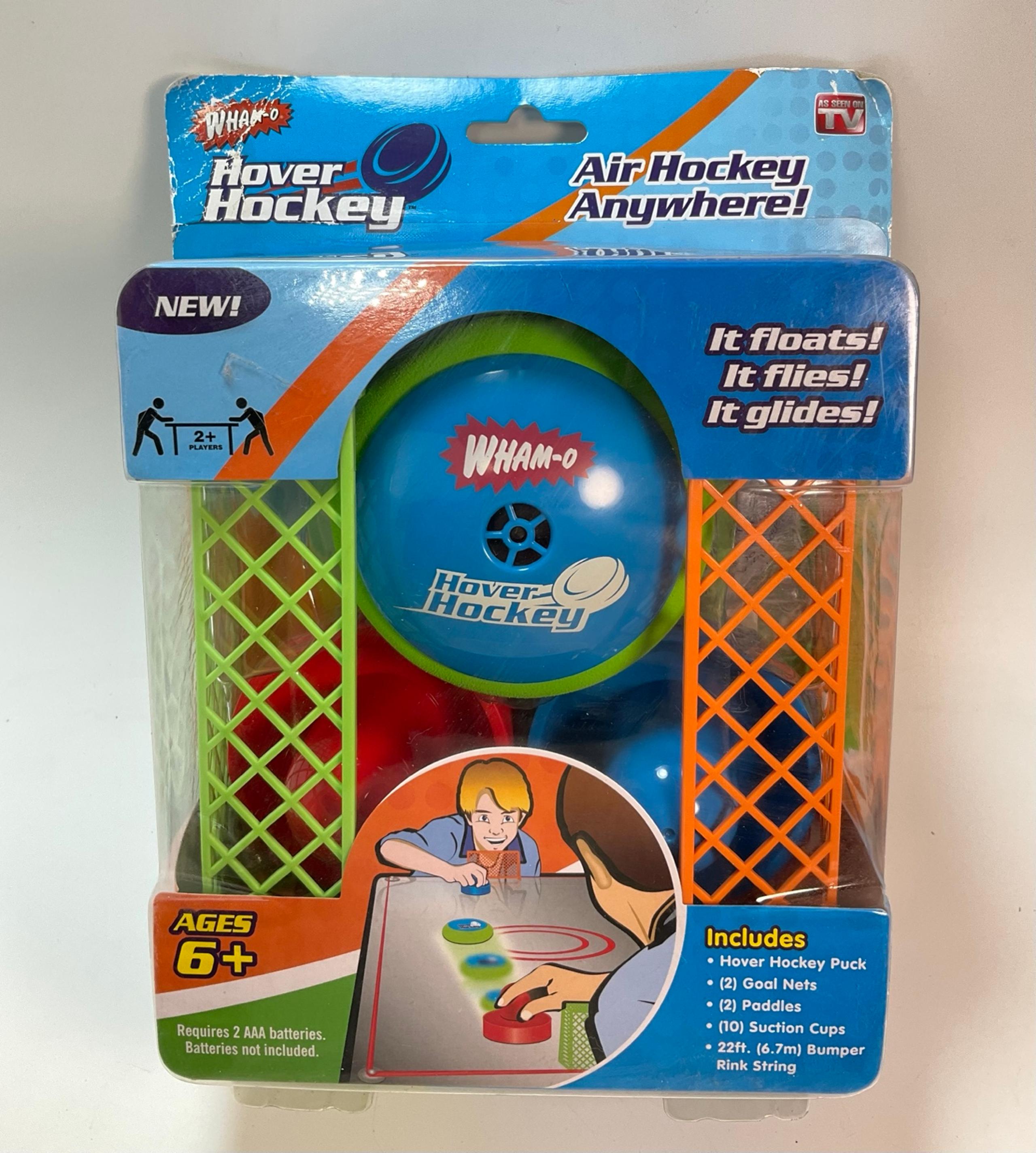 Wham-O Hover Hockey Game Portable Air Hockey System Play Anywhere