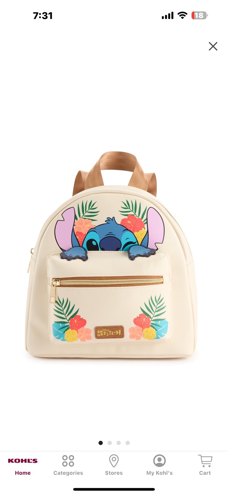 Disney Lilo & Stitch mini backpack