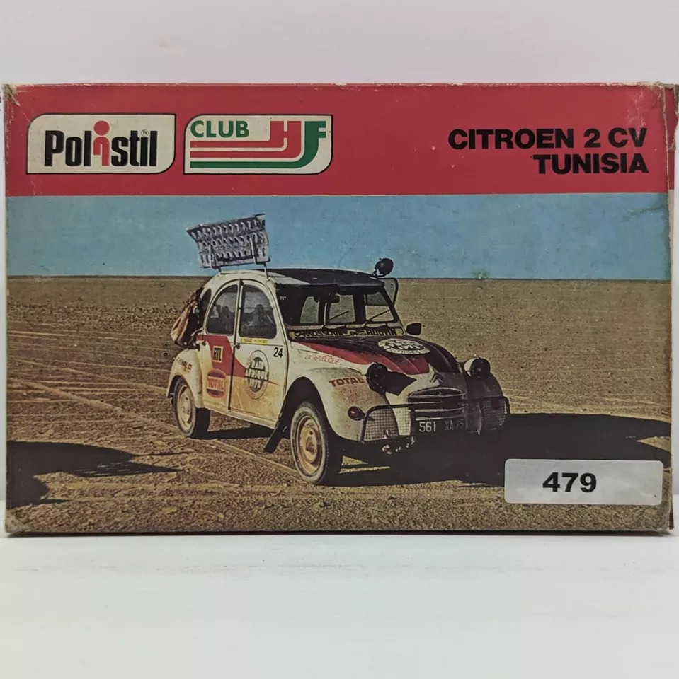 Polistil Citroen 2 CV Tunisia 1/25 HF Club Italy Diecast Model Rare Vintage Car