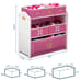 Children Princess Crown 4-Piece Toddler Playroom Set