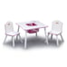 Children Princess Crown 4-Piece Toddler Playroom Set