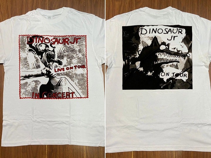 Dinosaur Jr Live On Tour In Concert 1994 T-Shirt Dinosaur Jr Tour 1994 T-Shirt D