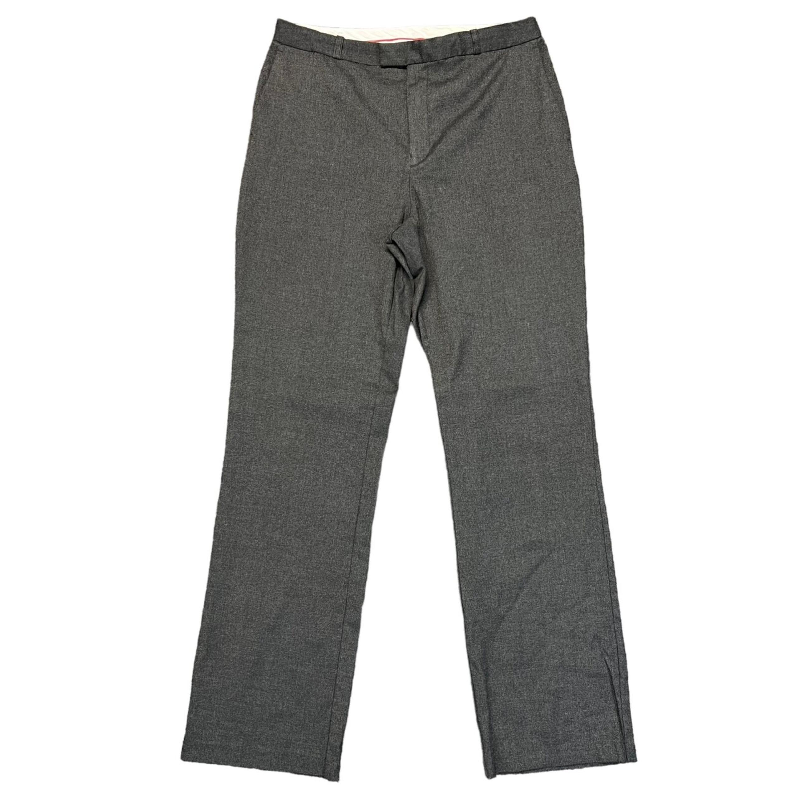 Vintage Tangents Womens Straight Leg Dress Pants Trousers Dark Gray Size 7 8