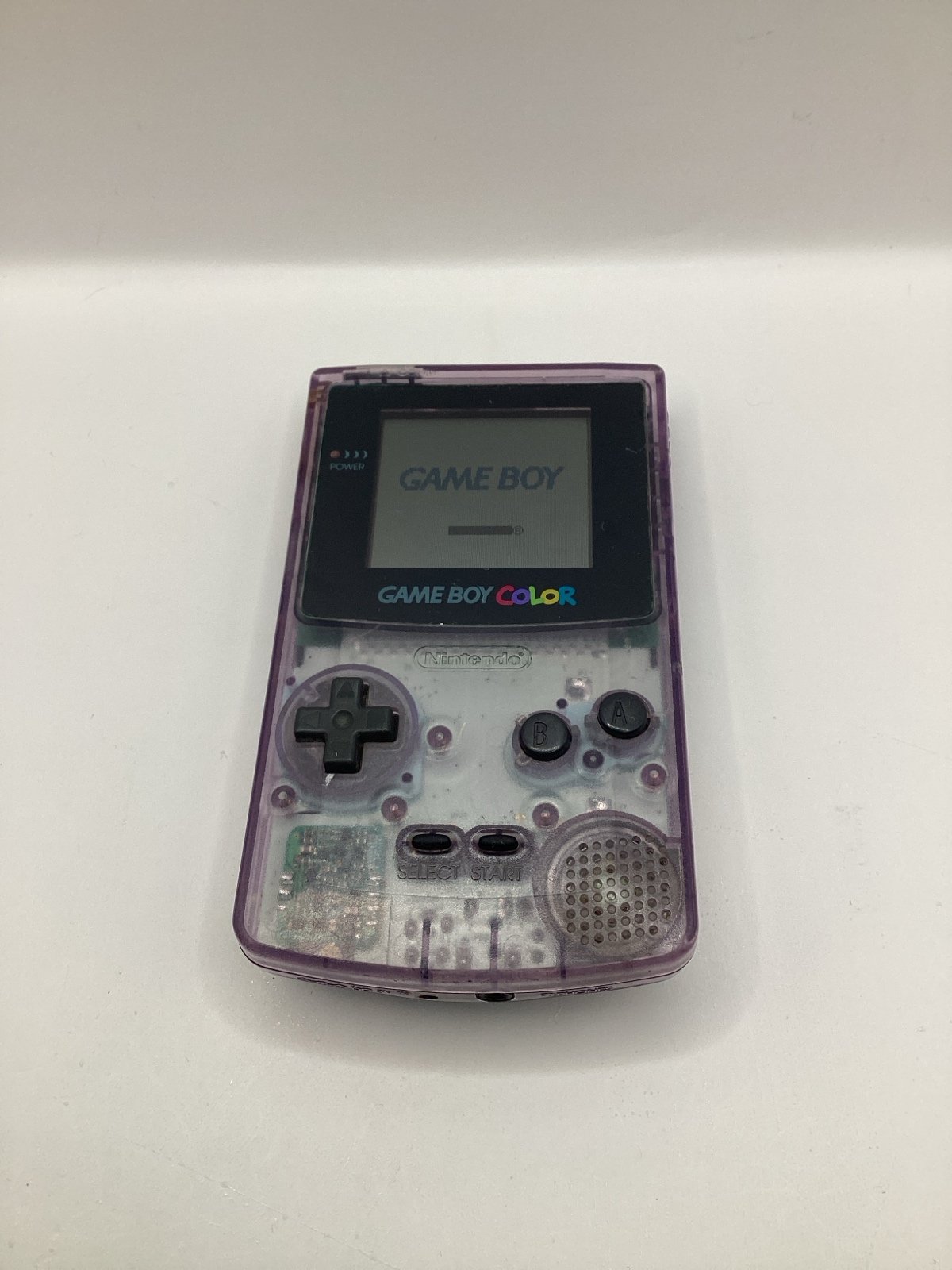 Gameboy Color Atomic Purple GBC Handheld Console Tested Works Great