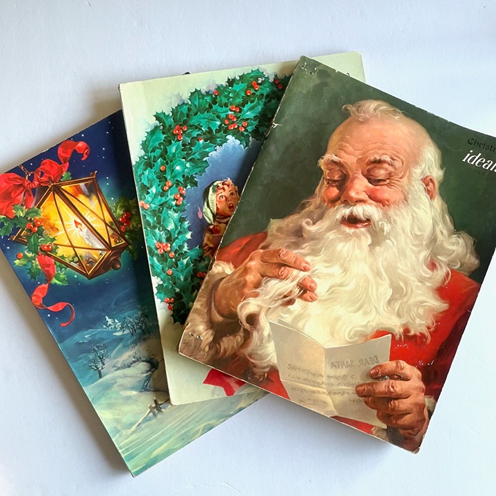 Christmas Ideals - 3 Issues - edited by Van B. Hooper - Vintage Holiday Magazine