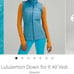 Lululemon down for it all vest