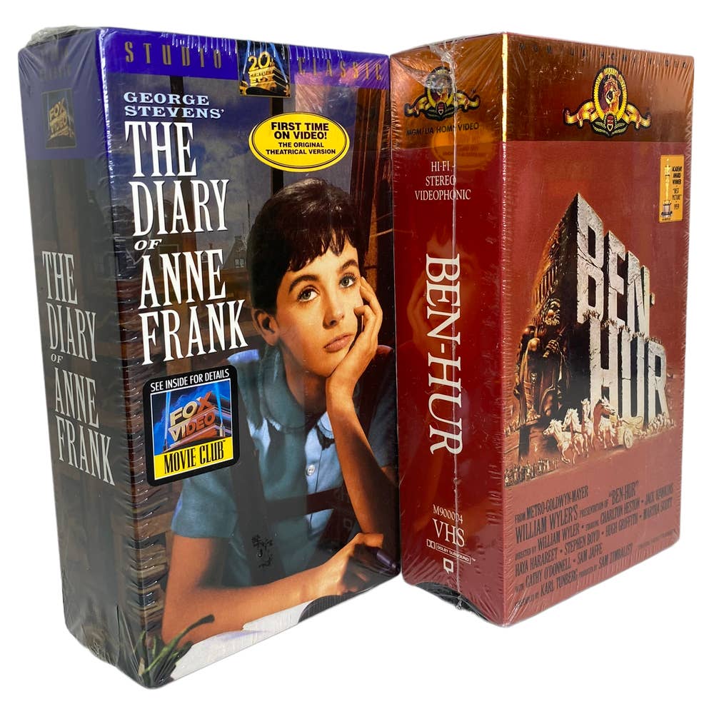 fast shipping and best service of Diary The Anne Sealed Factory Bundle VHS Hur Ben and Frank Electronics fast shipping and best service of Diary The Anne Sealed Factory Bundle VHS Hur Ben and Frank Electronics
