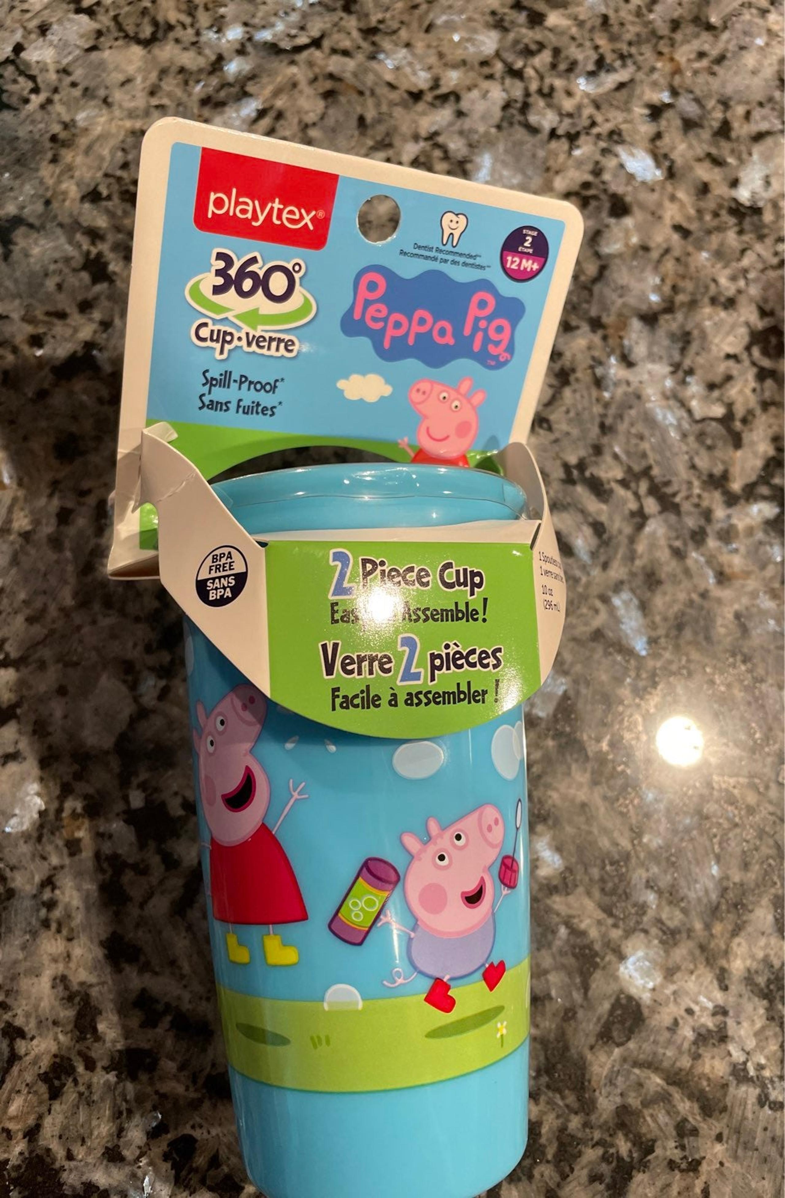 Peppa pig playtex cup