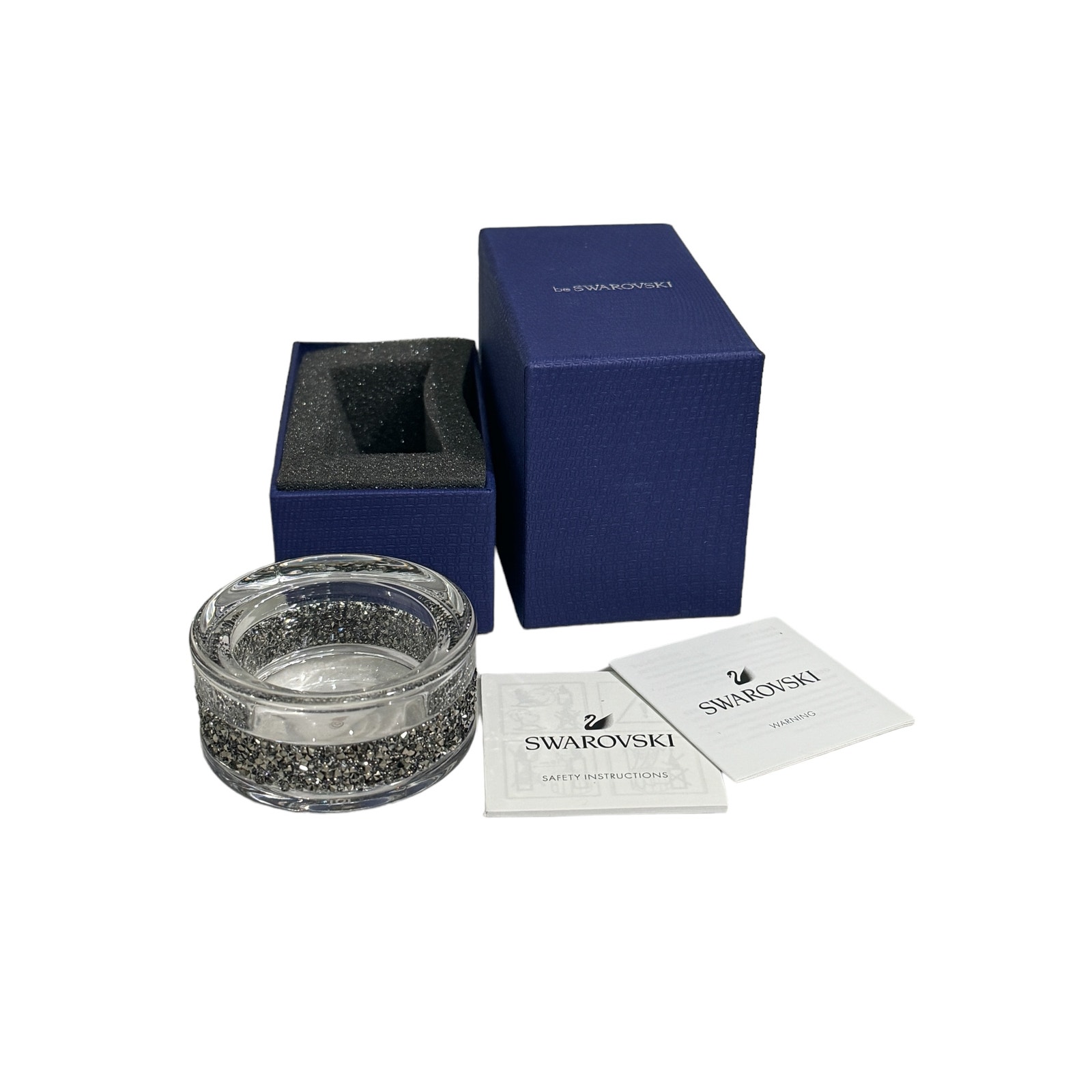 Swarovski tea light / candle holder holder new with box